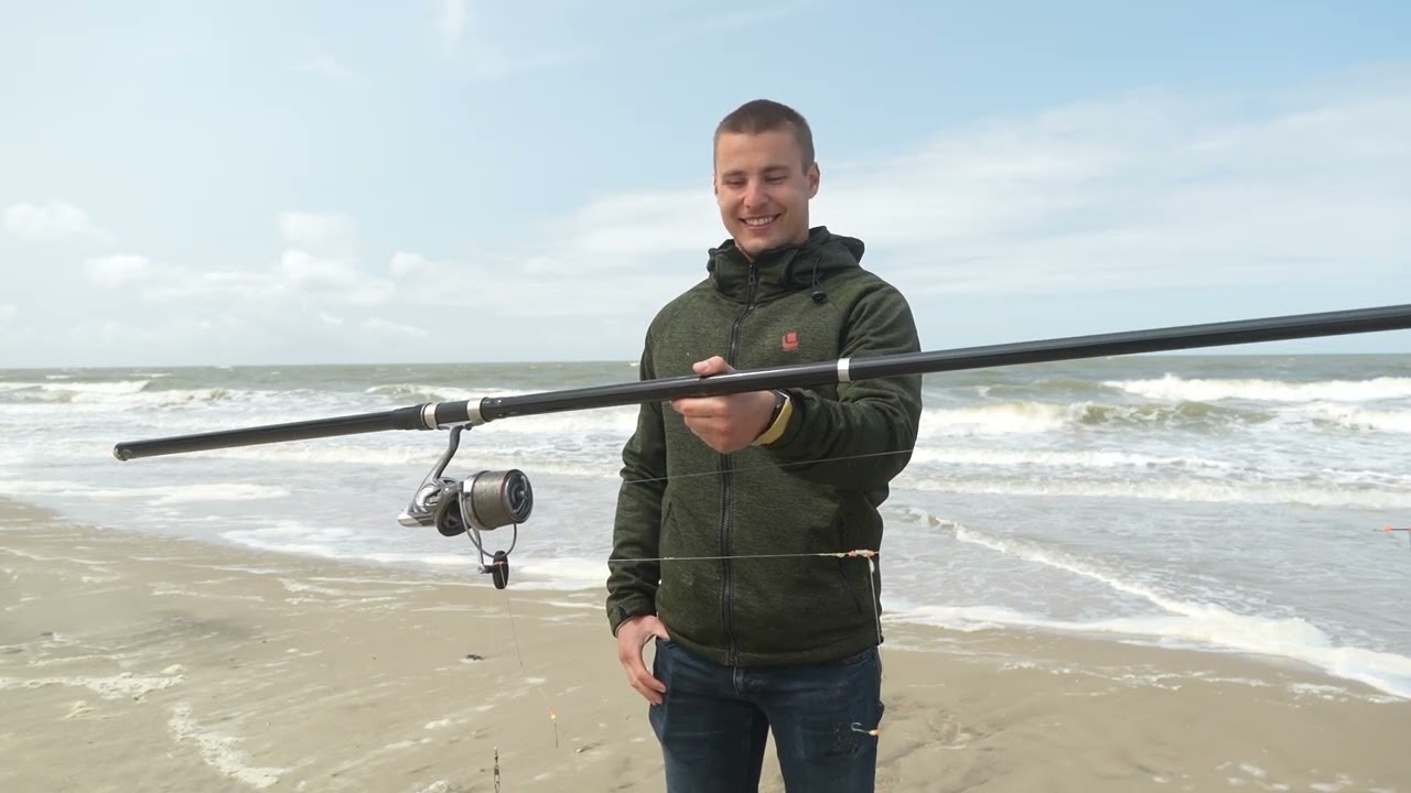 Canne à Pêche Surfcasting Télescopique 3.90m Lineaeffe - Jusqu'à 200g - Carbone