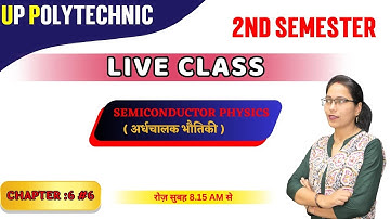applied physics 2nd semester polytechnic | up polytechnic applied physics-2 | chapter-6 ( Lec 6 )