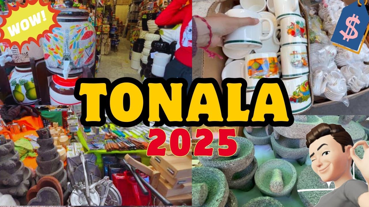 TONALA ARTESANIAS PARA ESTE 2025!! BUENO BONITO Y BARATO !! (#mexico #tonala  #2025 )