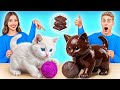 Real Food vs Chocolate Challenge π«