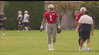 Cam Newton Brings New Energy To Patriots Camp