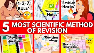 Most Scientific Method of Revision 🔥|BEST WAY TO STUDY FOR EXAMS | FASTEST WAY TO COVER THE SYLLABUS