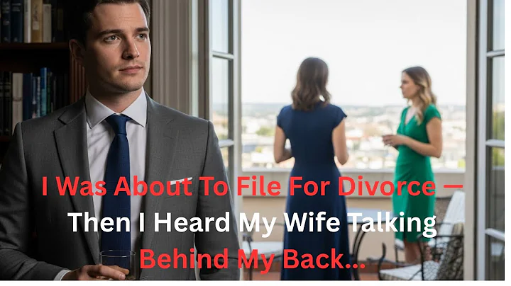I Was About To File For Divorce — Then I Heard My Wife Talking Behind My Back...