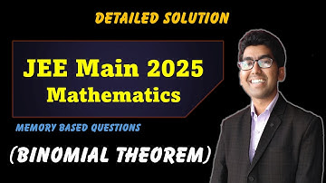 22 January Shift 1| Coefficient of 𝑥^2012 in the expansion of 〖(1−𝑥)〗^2008 〖(1+𝑥+𝑥^2)〗| JEE MAIN2025