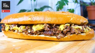 How to make a plant-based CLASSIC PHILLY CHEESESTEAK🔥🔥🔥