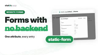 How to Add a Form to a Static Website (No Backend Needed) Guide