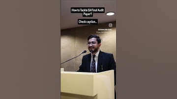 How to tackle CA Final Audit Paper????
