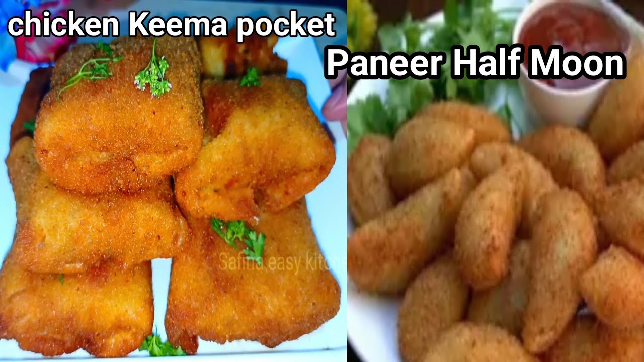 2 delicious Yummy | Recipes 1st Half Moon 🌙| 2 Chicken Keema Pocket Recipe 😋