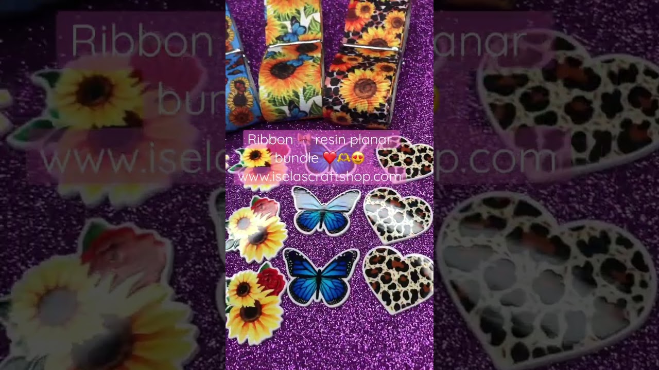 Ribbon 🎀 resin planar bundle ❤️🫶😍 www.iselascraftshop.com