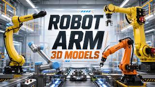 Robot Arm 3D Models for Games, Films &amp; Visualization