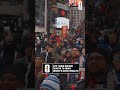 USMNT fans were hyped in Times Square 🇺🇸