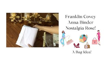 Franklin Covey Anna Binder - Nostalgia Rose