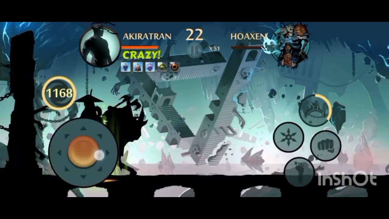 |Shadow fight 2| Akiratran vs Hoaxen 2,2k revival with sickles