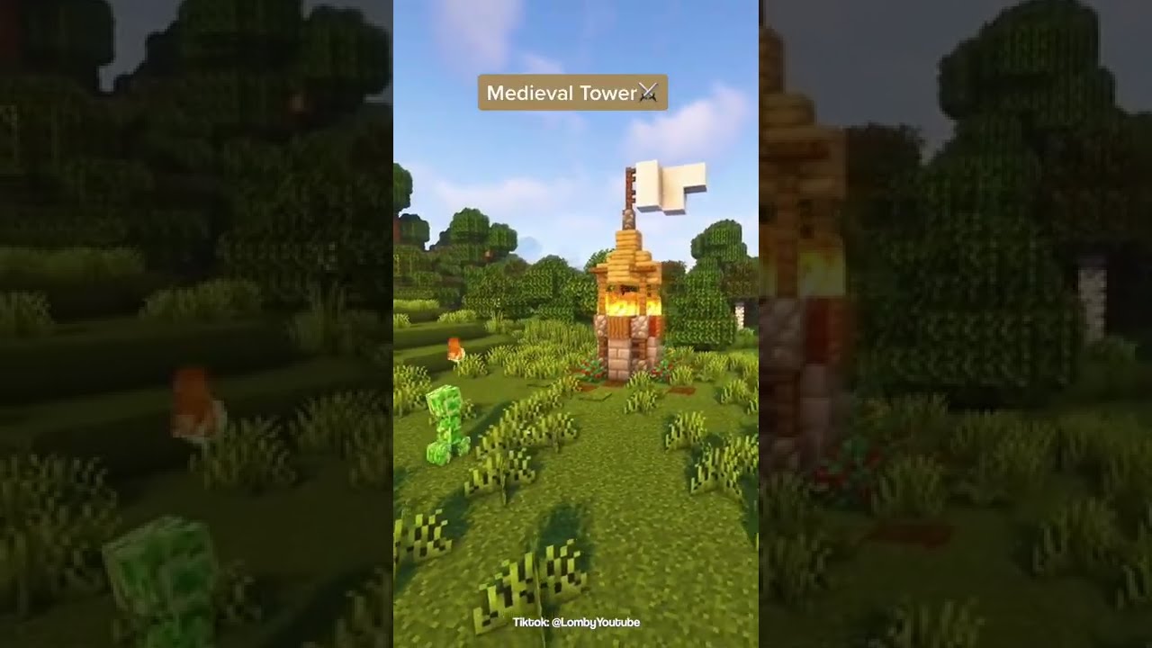 Minecraft: 3 Working Defense Towers 