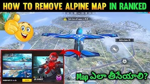 How to remove Alpine map in BR Ranked mode