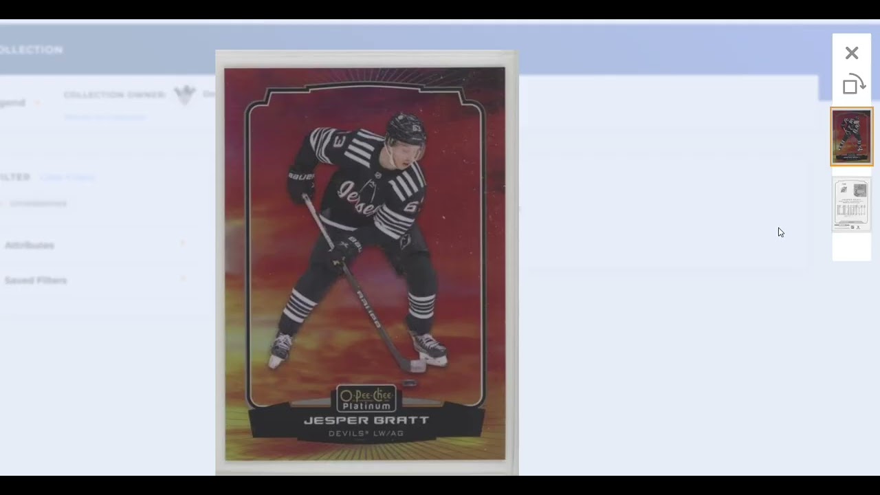 The NJ Devils card I have on Upper Deck E-Pack #NJDevils - YouTube