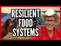 Joel salatin regenerative farming  build resilient food systems  explore localized solutions