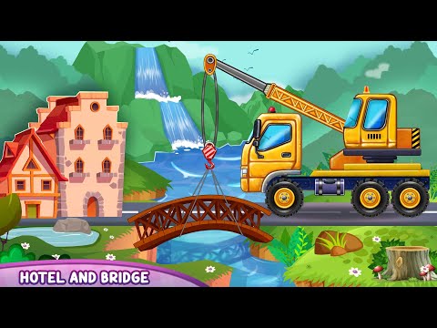 Build a House-Kids Truck Games