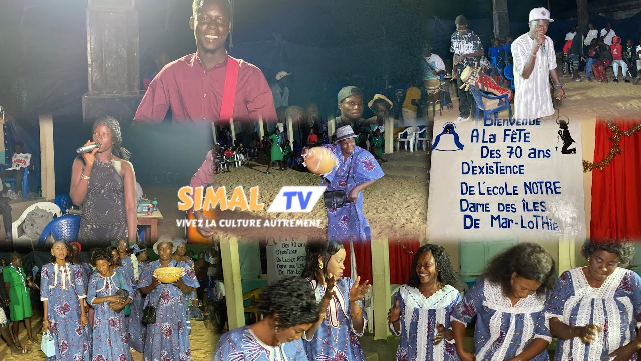 GUITAIRE :OUSEYNOU todji na FêTou 70 ans D'ExisTEnCE DE L'ECOLE NOTRE DamE DES ÎLES DE Mar