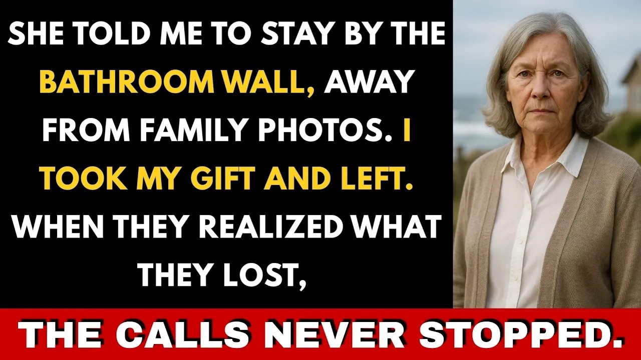 At my sons wedding the bride sat me by the bathroom wall so i took back my gift and left