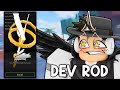 Using The ADMIN ONLY Seraphic Rod In Fisch Roblox Fisch 