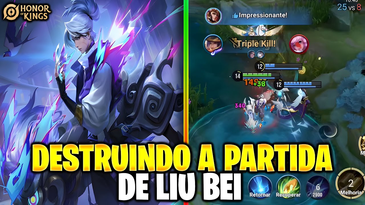 MEU LIU BEI FEZ O ZILONG JUNGLE DANADA KKKKKKKKK | HONOR OF KINGS - YouTube