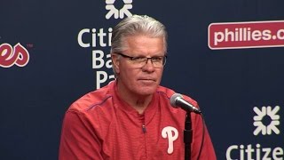 WSH@PHI: Mackanin on Phillies' offensive struggles