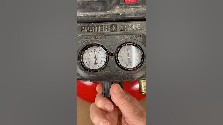 How to Adjust the Pressure of an Air Compressor #shorts