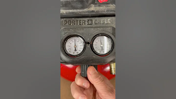 How to Adjust the Pressure of an Air Compressor #shorts