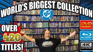 2026 WORLD'S BIGGEST DC Comics Superhero DVD Blu-ray 4kHD Collection of Physical Media on YouTube