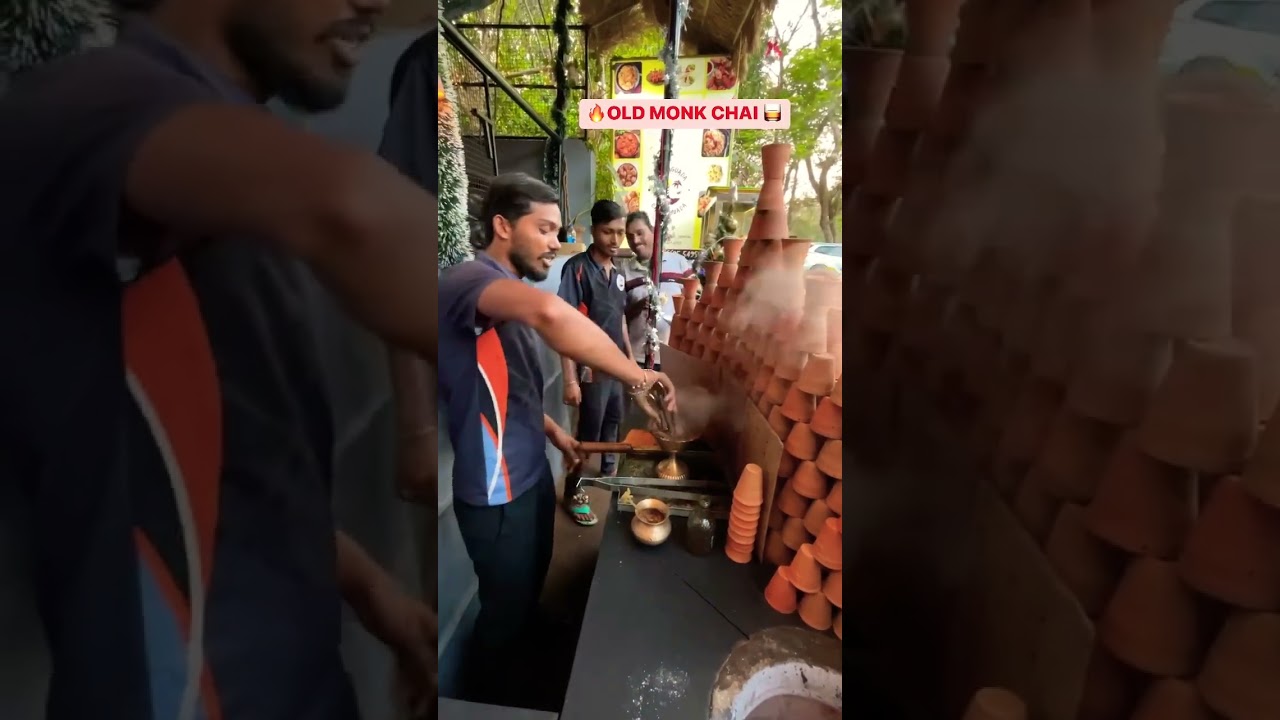 🔥Old Monk Rum Tandoori Tea🥃 