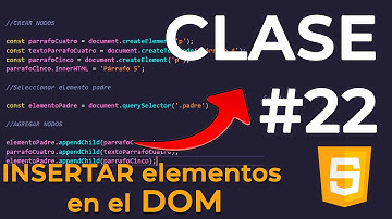 ⭐ [JS] 22 APRENDE a USAR createElement() appendChild() append() 📚 Curso JAVASCRIPT