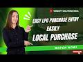 Local Purchase (LPO) Creation in Inventory Management