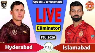 PSL Live: Hyderabad vs Islamabad Eliminator  T20 Live Match Today | HK vs IU Live Score & Commentary screenshot 3