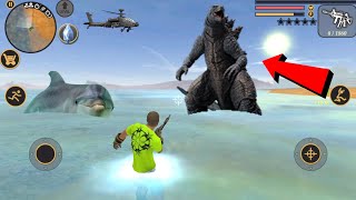 Godzilla in Vegas Crime Simulator (Find Godzilla in Vegas Sea) Black Godzilla - Android Gameplay HD screenshot 4
