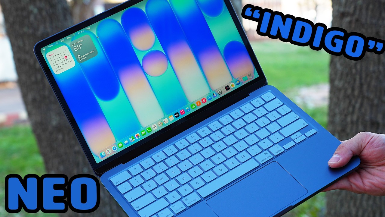 MacBook Neo Indigo Blue Unboxing & First Impressions! - YouTube