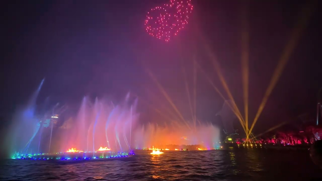 海洋幻彩煙花秀 [4K] 珠海長隆海洋王國 10-3-2025