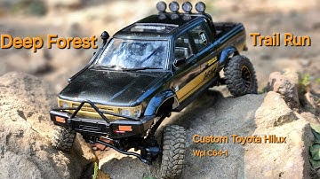 Upgraded Wpl C64-1 Toyota Hilux Scale RC Crawler
