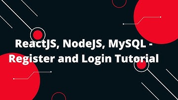Register and Login Page Tutorial | ReactJs, NodeJS, MySQL Using Redux Toolkit