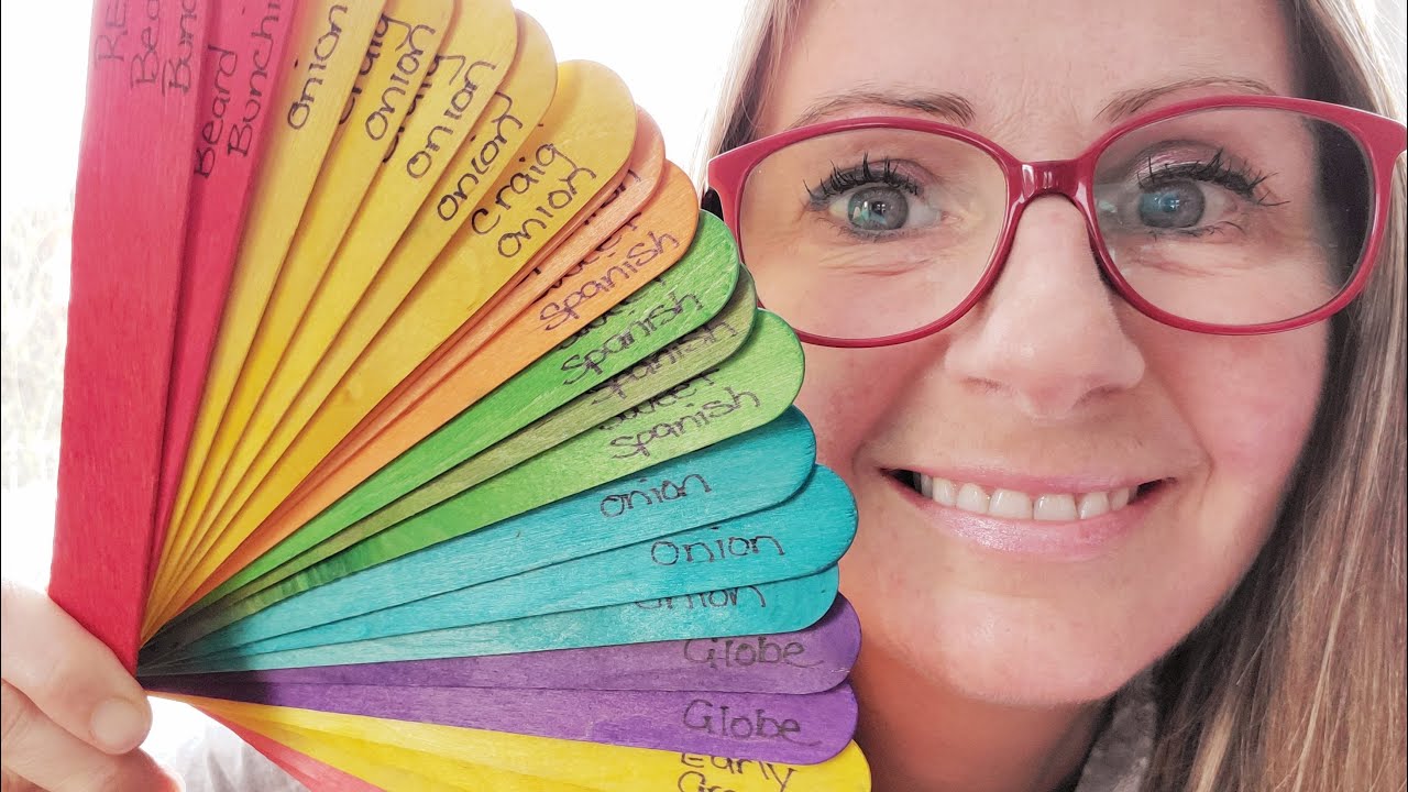 How to Start Onions Indoors - Growing from SEEDS | Plant Markers