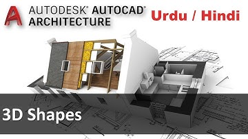 How to make Box, Cylinder, Cone, Sphere and Pyramid shape | AutoCAD Complete Course.