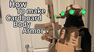 How to make cardboard body armor 7000 sub special