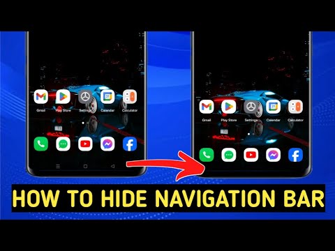 HOW TO HIDE NAVIGATION BAR ON ANDROID | REMOVE NAVIGATION BAR ON ...