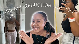 MY BREAST REDUCTION SURGERY | This is my first YouTube video!