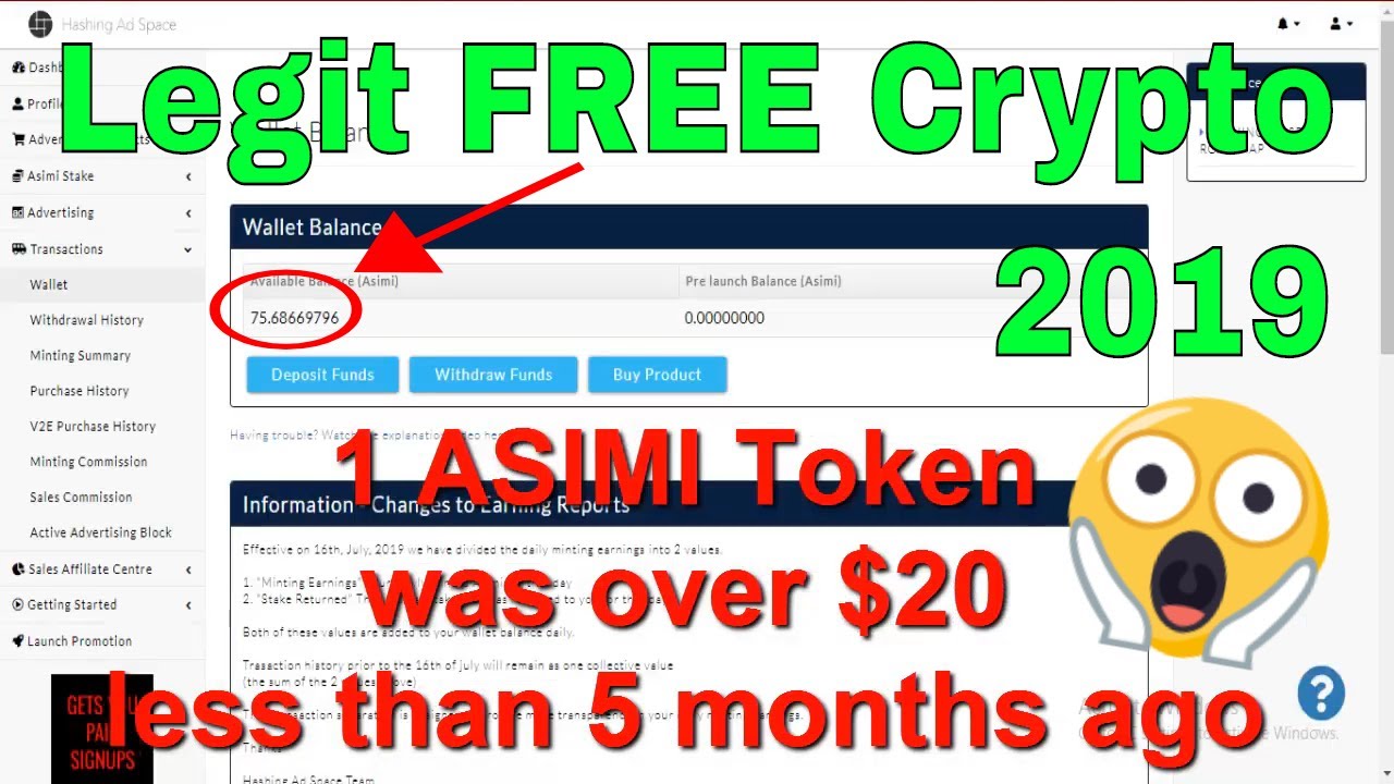 😍💸 earn most ASIMI tokens in just 3 minutes a day for FREE | $1/minute