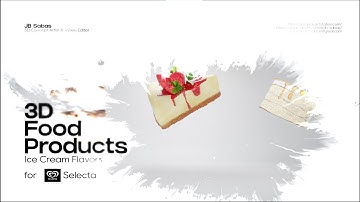 3D Cake Models Creation for an Ice Cream Brand Commercial! (Using Blender)