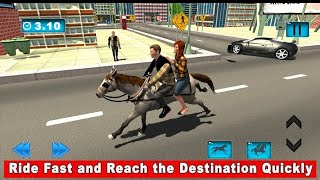 Horse Taxi Simulator - City Transport Game - Android Gameplay screenshot 5