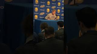 Kerr pregame Lakers on JaVale McGee receiving his championship ring tonight