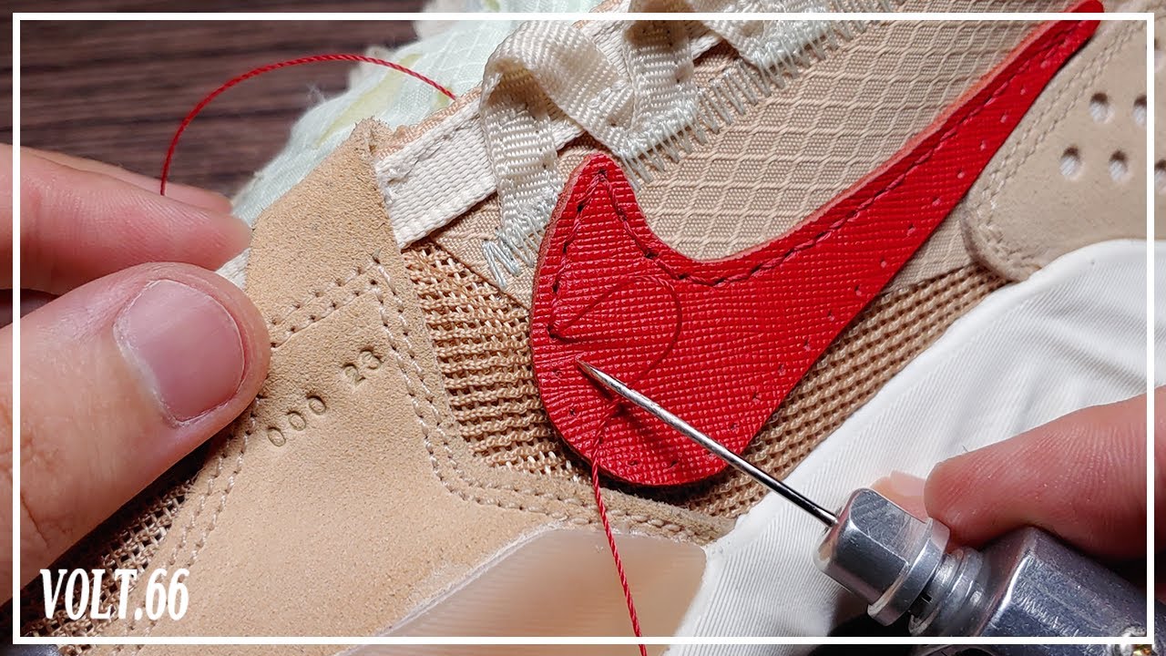 How to cut and sew custom Air Jordans – Reshoevn8r