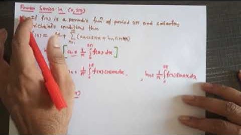Fourier series MCQ